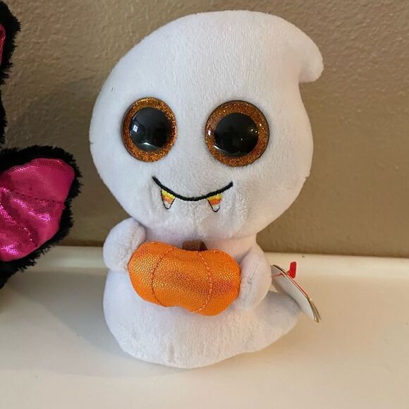 TY Bat and Ghost Beanie Boos 6 inch - Picture 3 of 11